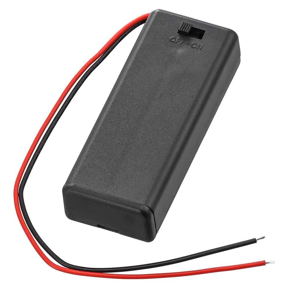 Amazon | オーム電機 電池ケース 単4×2コ用 ON/OFFスイッチ付き